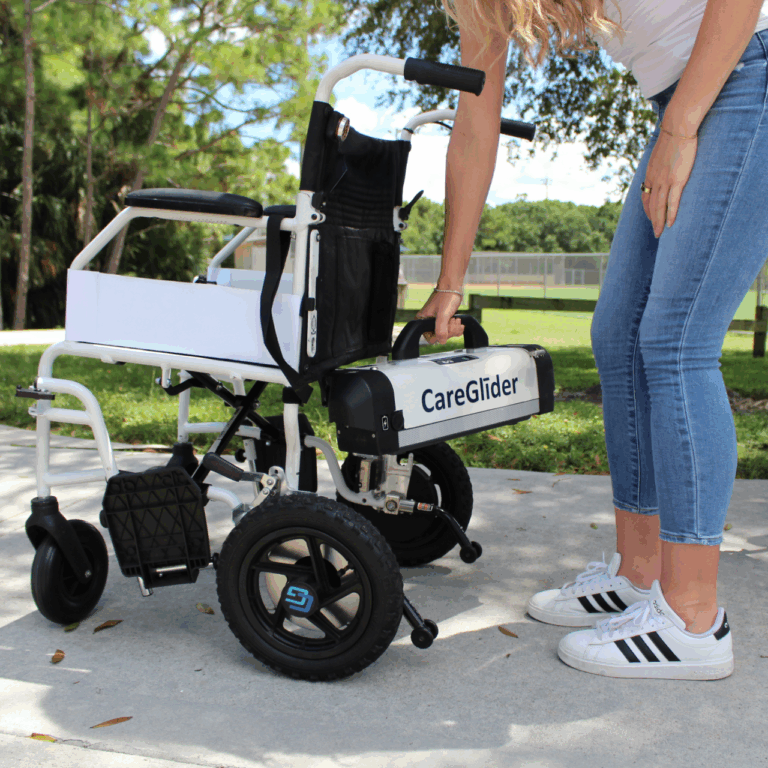 caregiver powered mobility chair - installing the drive module